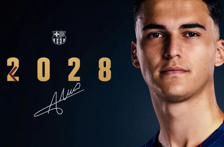 官方：巴萨续约B队队长科尔特斯至2028年，并有续约1年选择权