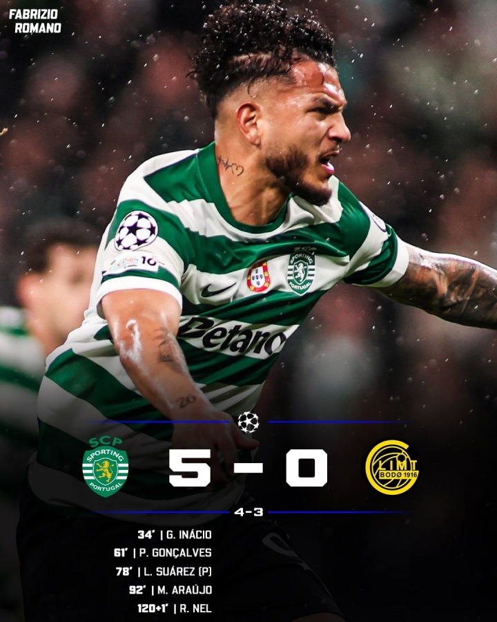 童话落幕！博德闪耀欧冠5连胜赢曼城双杀国米 被葡体淘汰止步16强