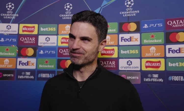 阿尔特塔：埃泽的魔法时刻决定了比赛走势，引领我们通向1/4决赛