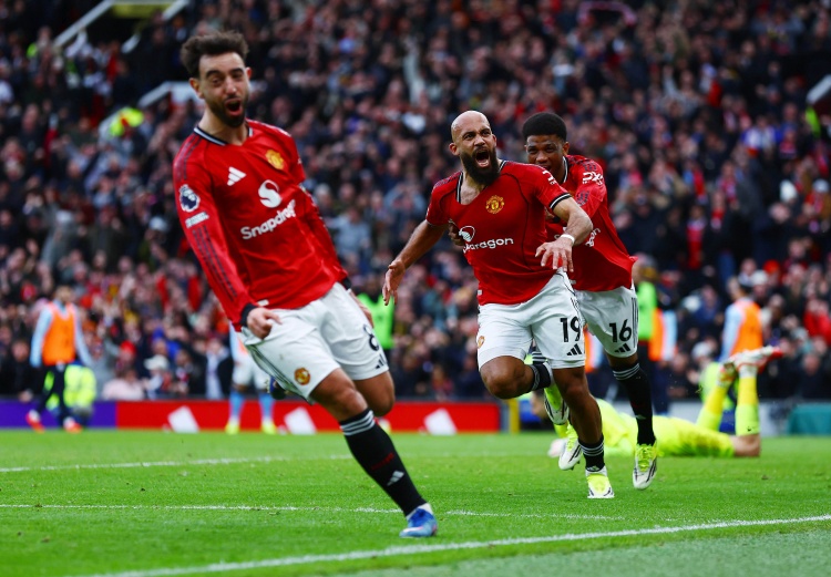 曼联官网盘点B费百次助攻相关数据：拉什福德被助攻16次受益最多