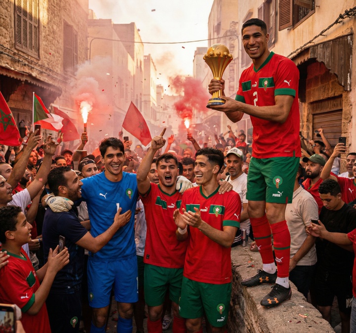 天降冠军！非洲足联官宣改判非洲杯时，阿什拉夫、迪亚斯正踢欧冠