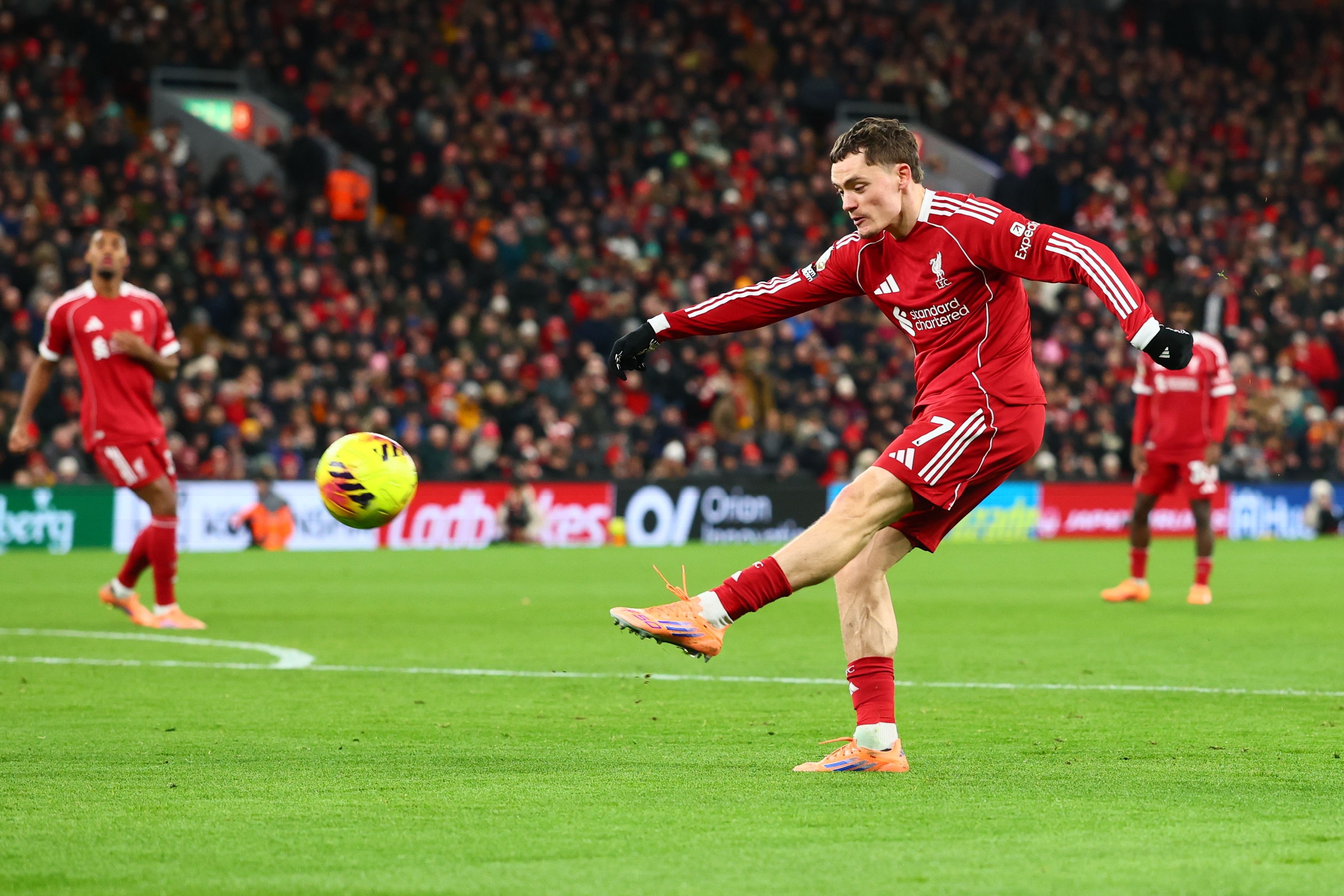 维尔茨对阵加拉塔萨雷单场造8次机会，是利物浦过去10个赛季新高