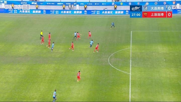 再次被吹！杨铭锐小角度抽射洞穿颜骏凌十指关，阿奇姆彭越位在先