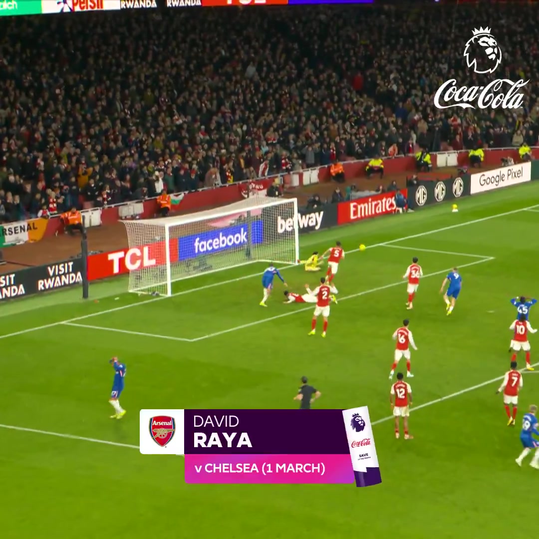 英超3月最佳扑救候选:拉亚、皮克福德、大马丁等球员的扑救入围