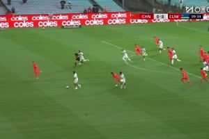 邵佳一执教开门红！国足2-0库拉索 张玉宁传射韦世豪凌空斩